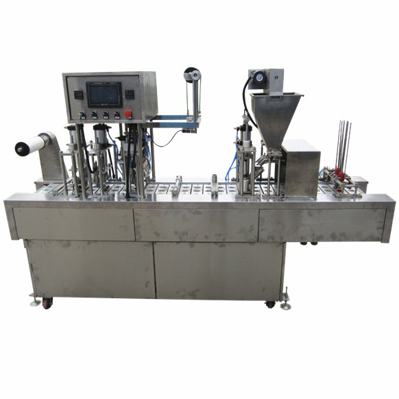 automatic beans packing machine with cup weighing system 